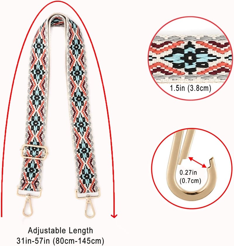 Shein Purse Strap Replacement Crossbody Handbag Shoulder Strap Adjustable - Image 5